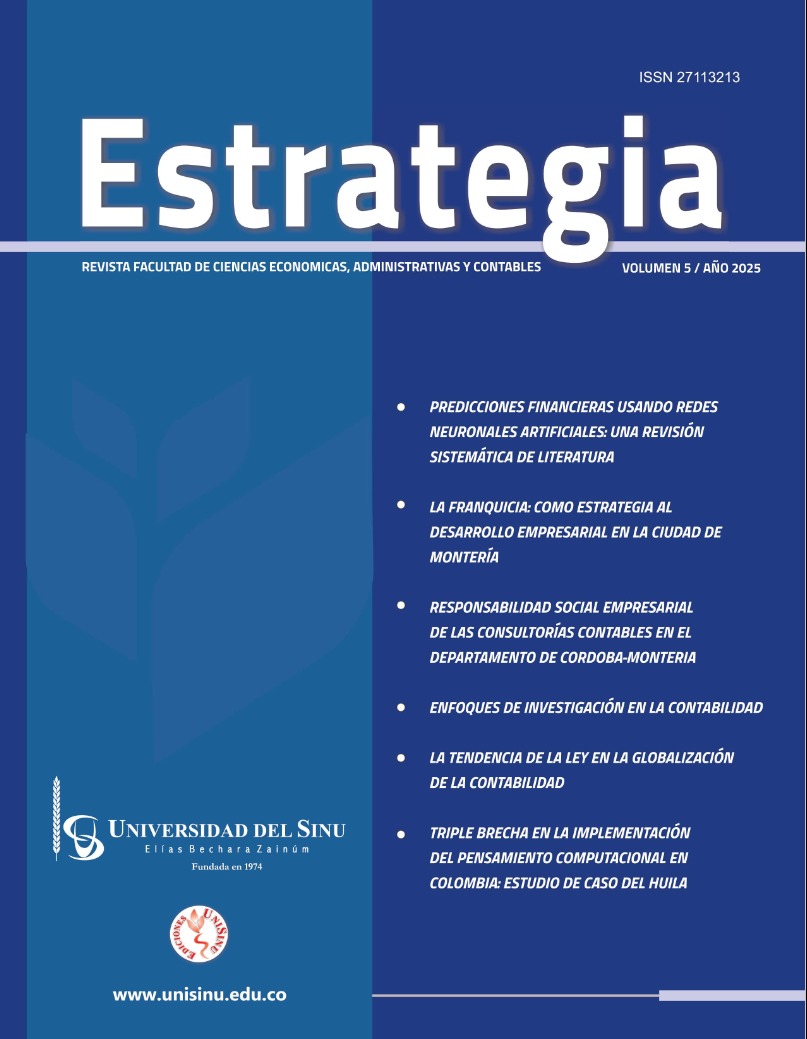 					Ver Vol. 5 Núm. 1 (2025): Vanguardia Tecnológica y Humanismo: El Nuevo Paradigma de las Ciencias Contables
				
